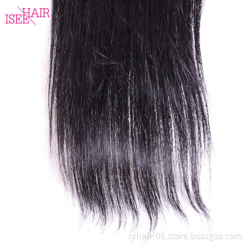 Closure 4X4 Brazilian Straight Closure Hair Raw Unprocessed Virgin Brazilian Hair